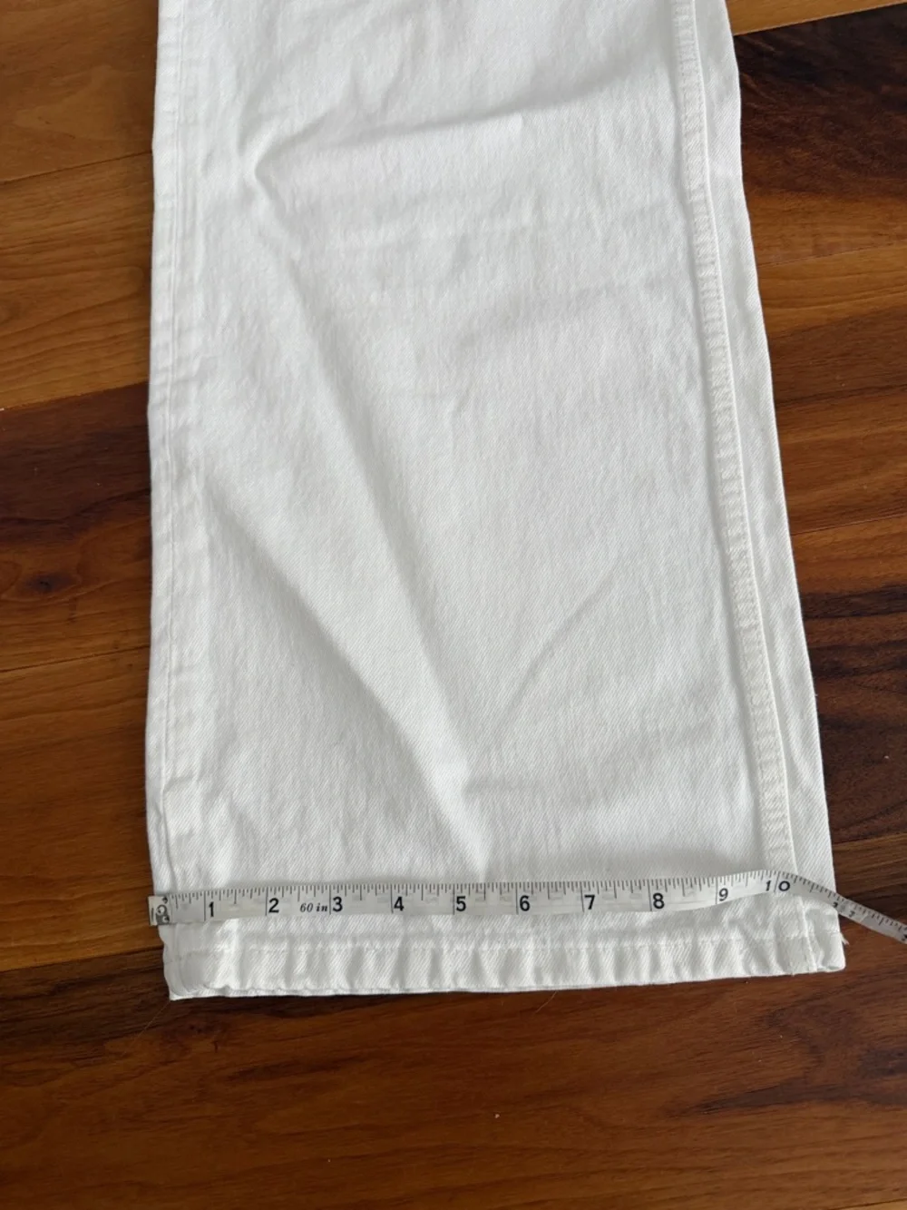 Zara High Waist Wide Leg White Jeans - Picture 6 of 6